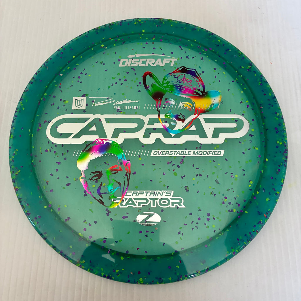 Discraft 2026 Paul Ulibarri Open @ Austin Champion Z Confetti Captain's Raptor 9/3/1/4