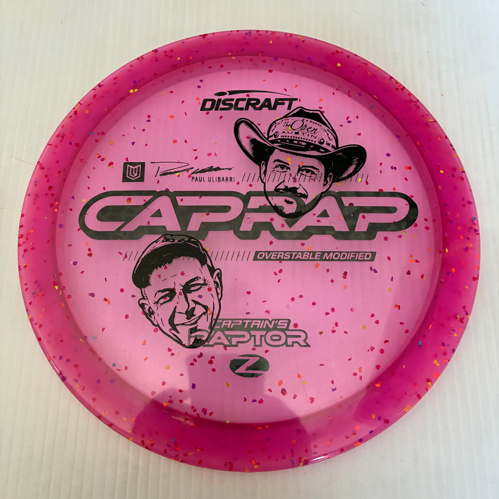 Discraft 2026 Paul Ulibarri Open @ Austin Champion Z Confetti Captain's Raptor 9/3/1/4
