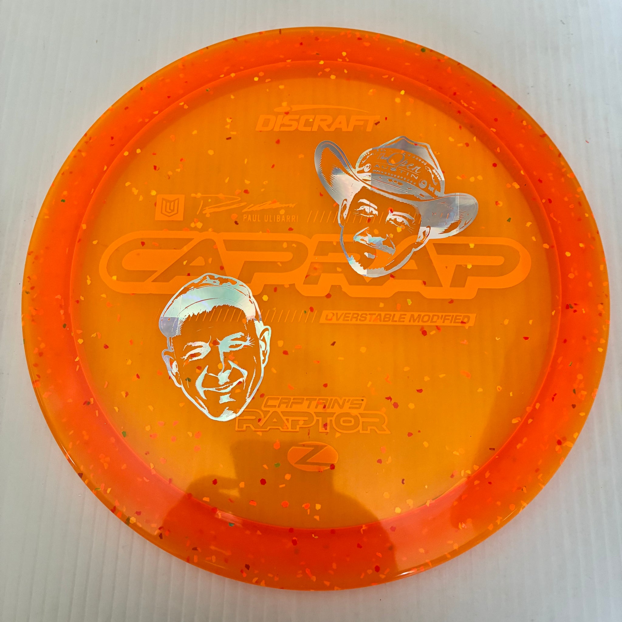 Discraft 2026 Paul Ulibarri Open @ Austin Champion Z Confetti Captain's Raptor 9/3/1/4