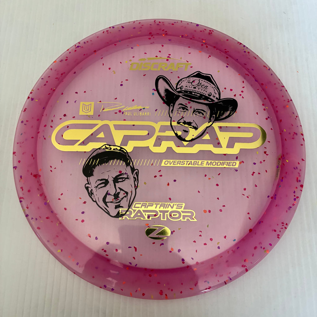 Discraft 2026 Paul Ulibarri Open @ Austin Champion Z Confetti Captain's Raptor 9/3/1/4
