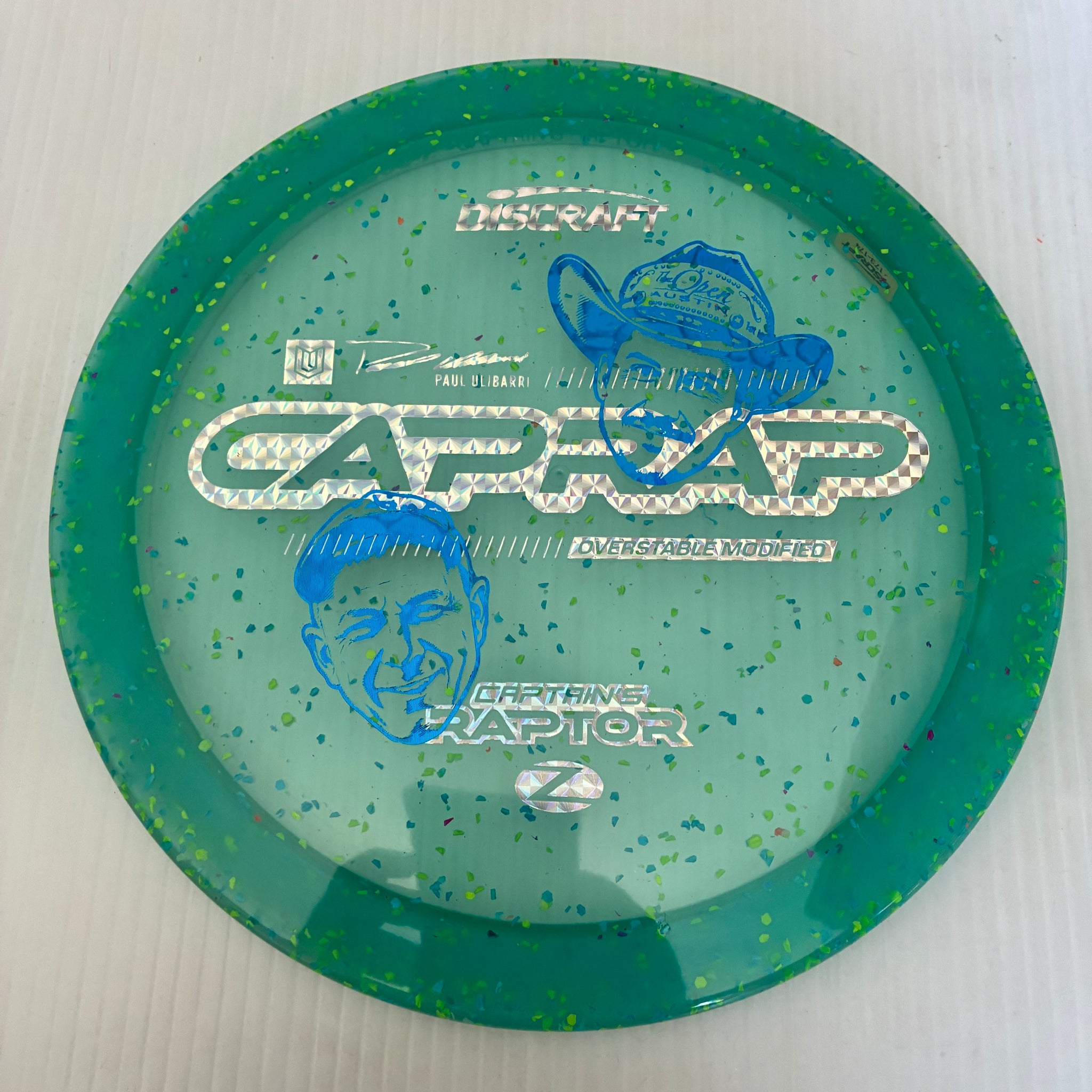 Discraft 2026 Paul Ulibarri Open @ Austin Champion Z Confetti Captain's Raptor 9/3/1/4