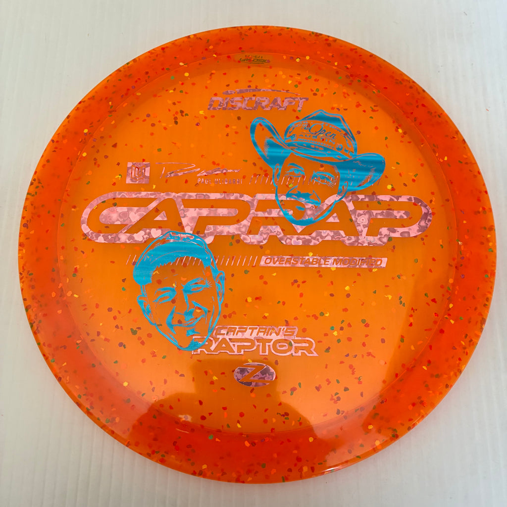 Discraft 2026 Paul Ulibarri Open @ Austin Champion Z Confetti Captain's Raptor 9/3/1/4