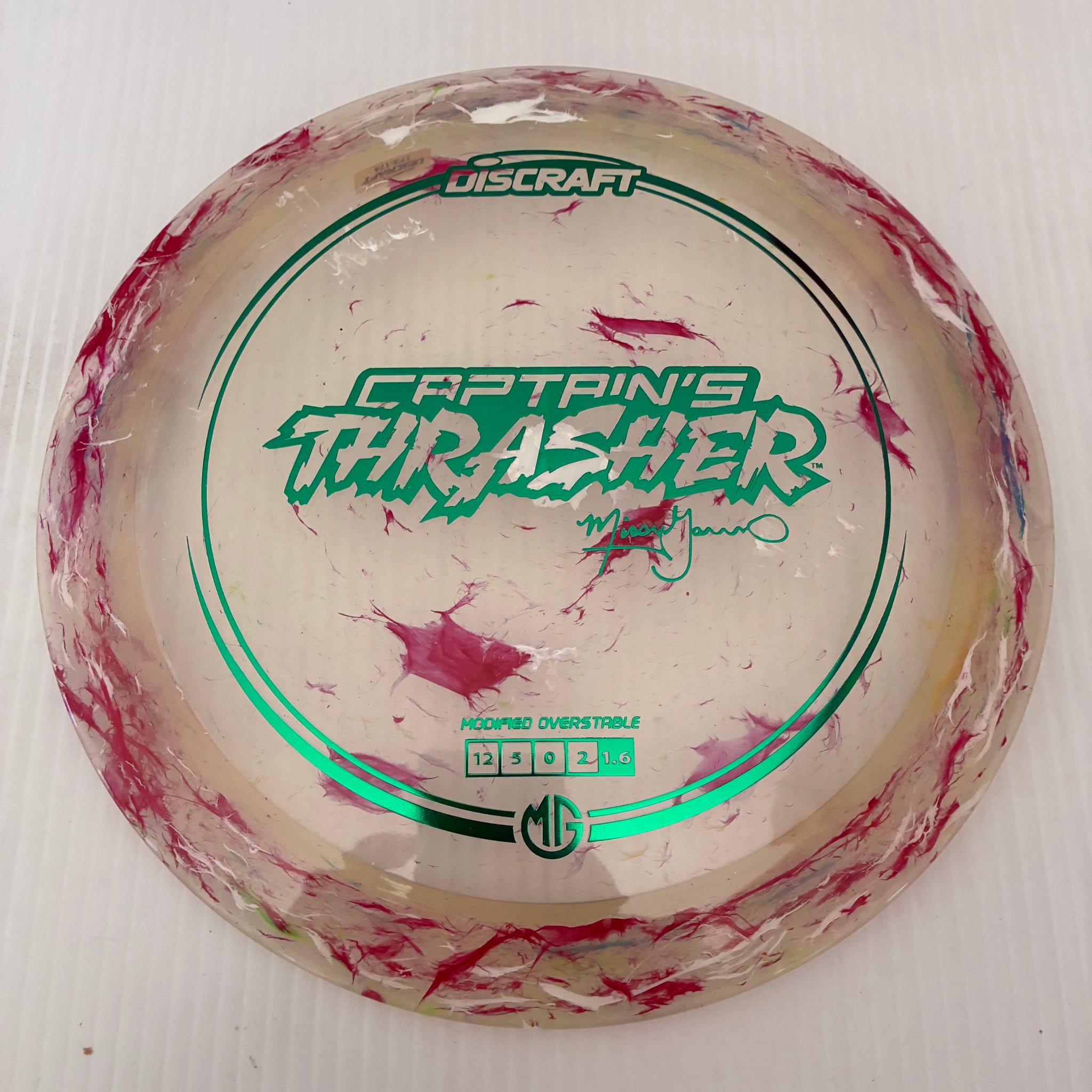 Discraft 2025 Missy Gannon Jawbreaker Z Captain's Thrasher 12/5/0/2