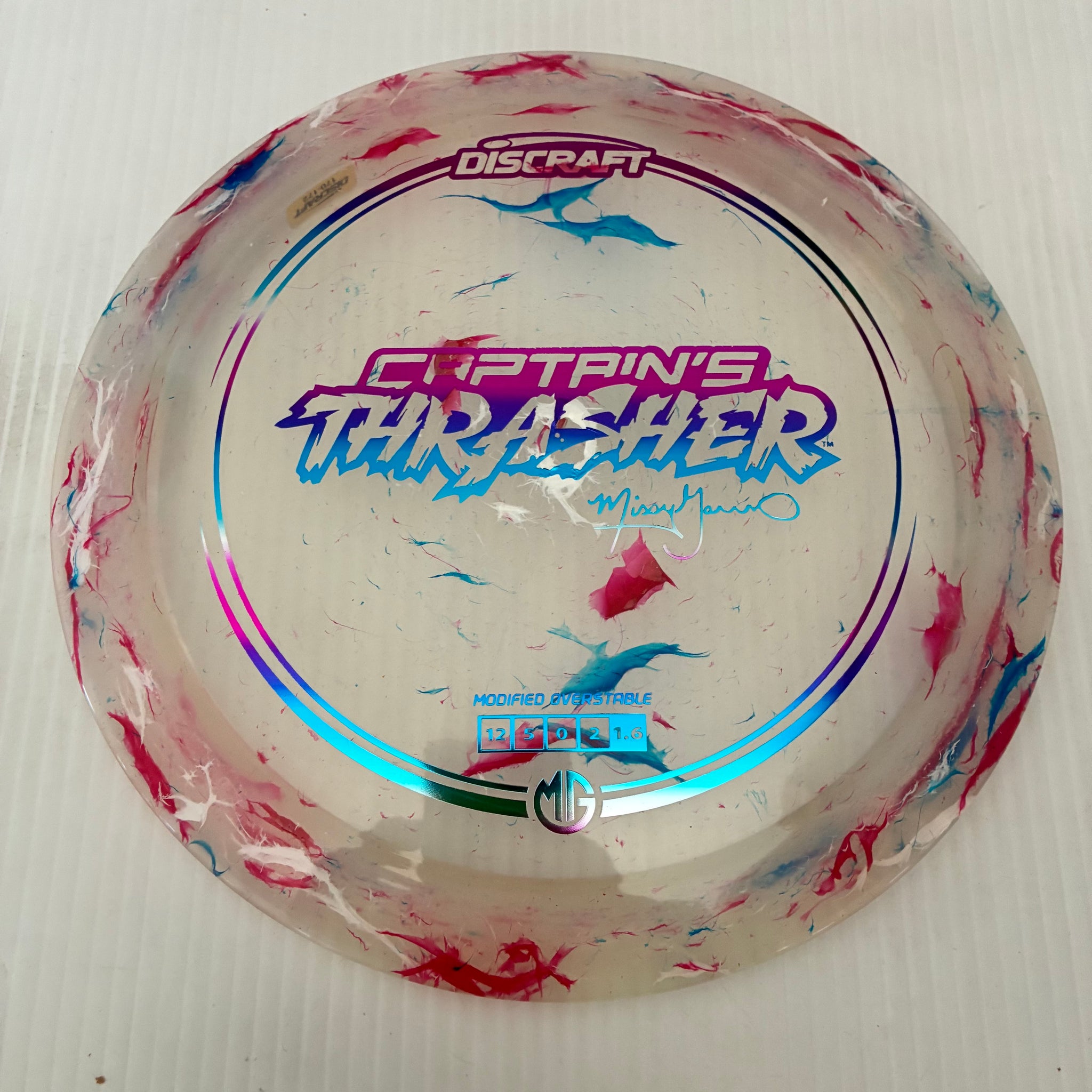 Discraft 2025 Missy Gannon Jawbreaker Z Captain's Thrasher 12/5/0/2