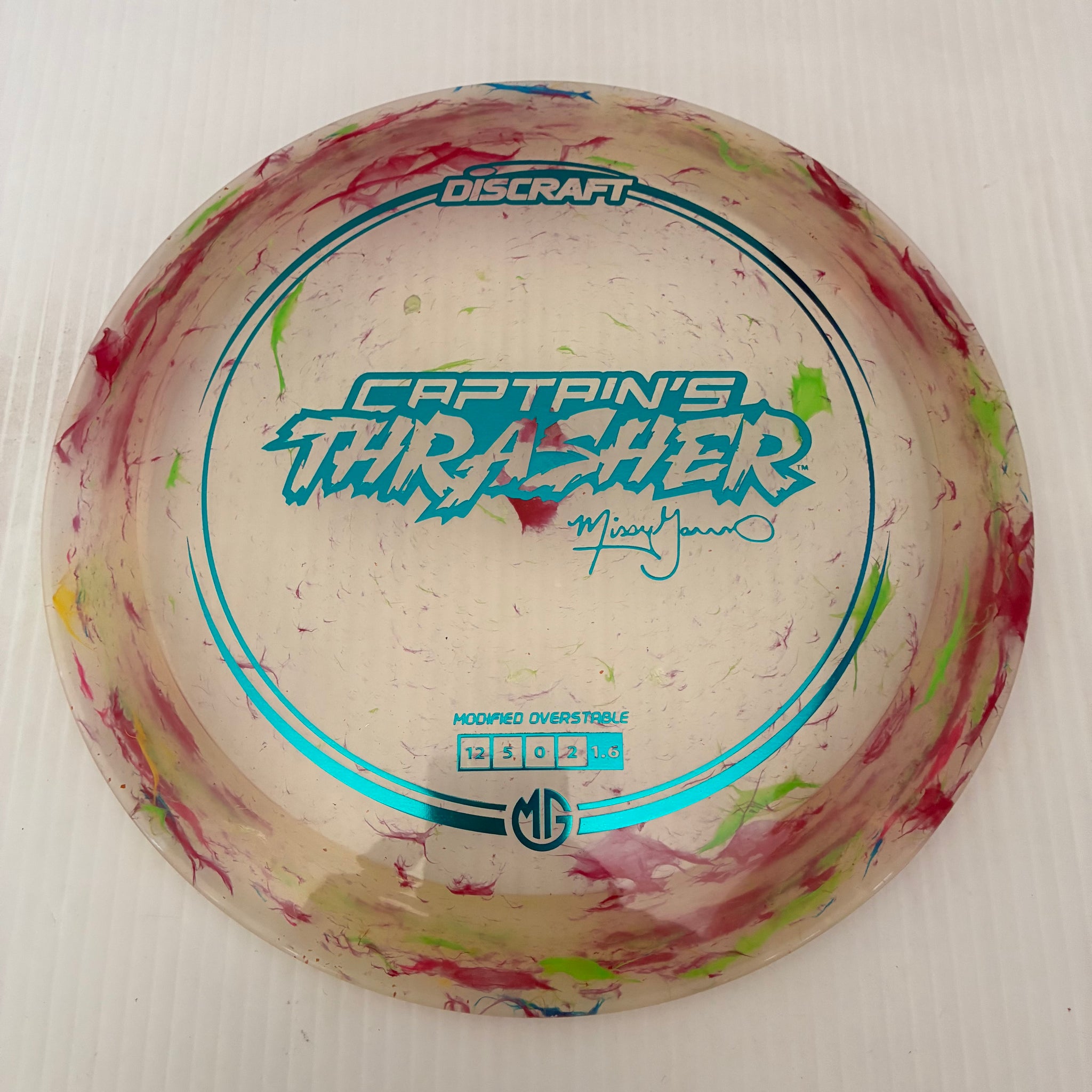 Discraft 2025 Missy Gannon Jawbreaker Z Captain's Thrasher 12/5/0/2