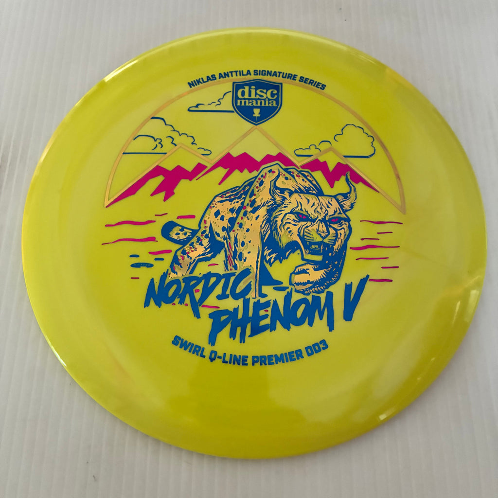 Discmania 2026 Niklas Anttila Signature Series Nordic Phenom V Premier Swirl Q-Line DD3 12/5/-1/3