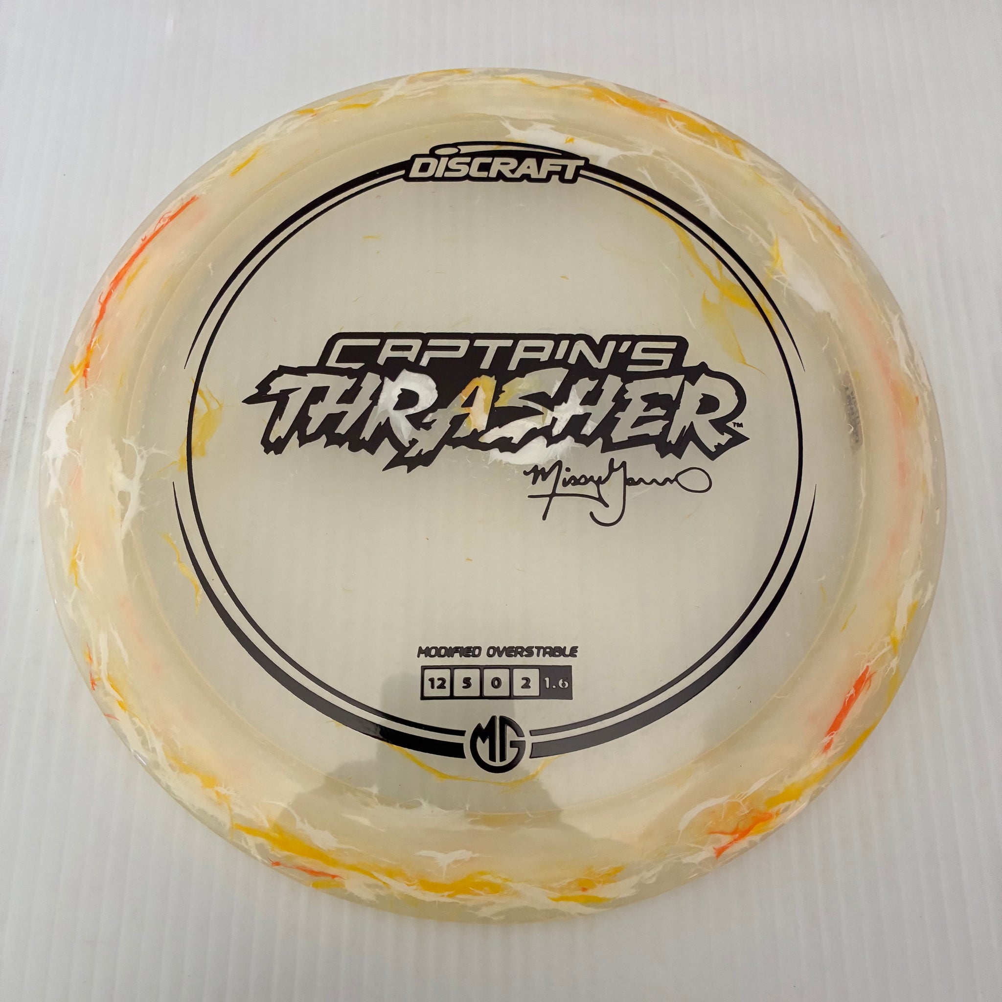 Discraft 2025 Missy Gannon Jawbreaker Z Captain's Thrasher 12/5/0/2