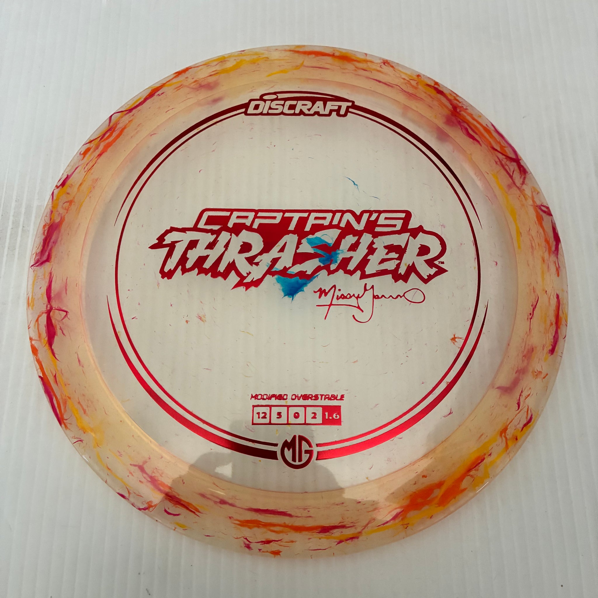 Discraft 2025 Missy Gannon Jawbreaker Z Captain's Thrasher 12/5/0/2