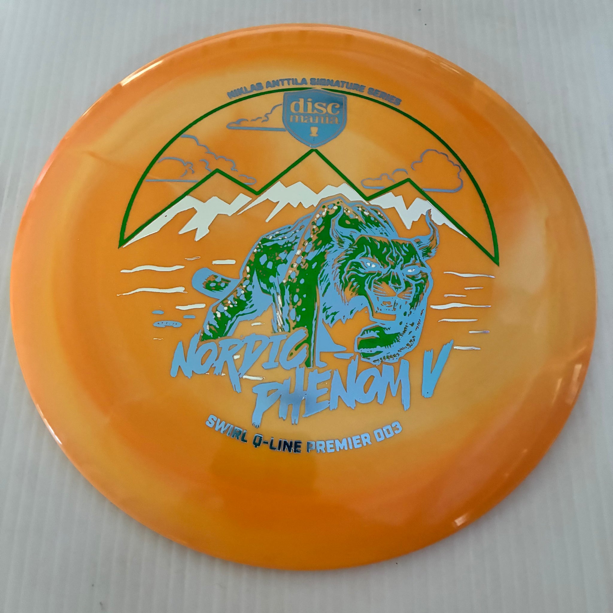 Discmania 2026 Niklas Anttila Signature Series Nordic Phenom V Premier Swirl Q-Line DD3 12/5/-1/3