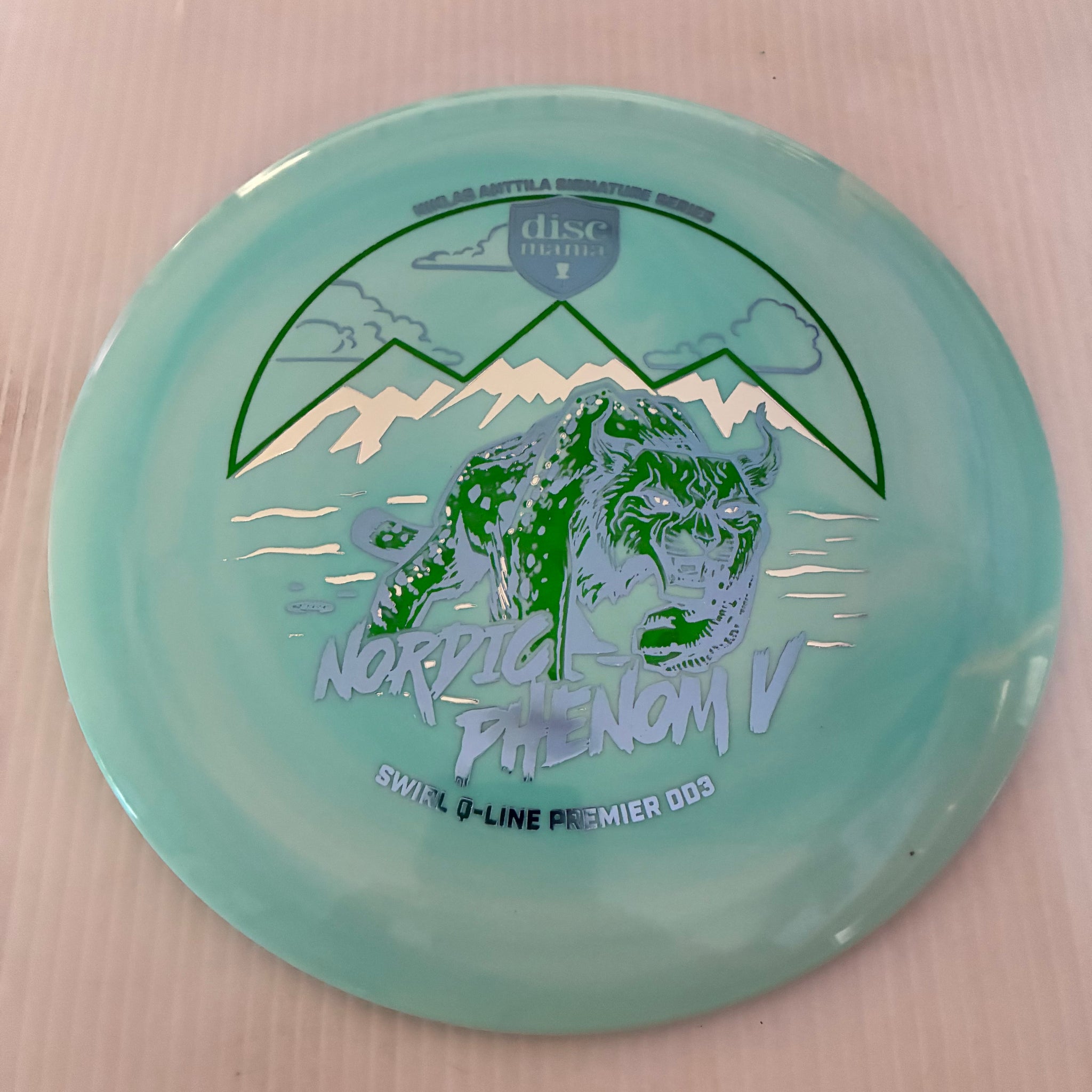 Discmania 2026 Niklas Anttila Signature Series Nordic Phenom V Premier Swirl Q-Line DD3 12/5/-1/3