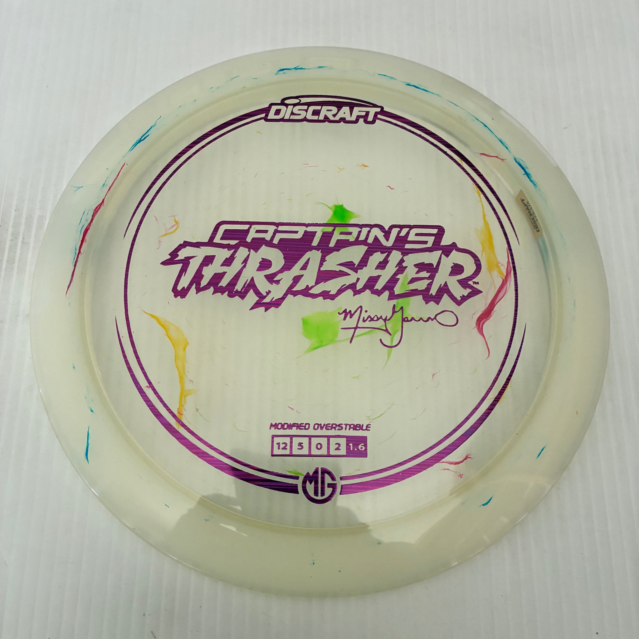 Discraft 2025 Missy Gannon Jawbreaker Z Captain's Thrasher 12/5/0/2