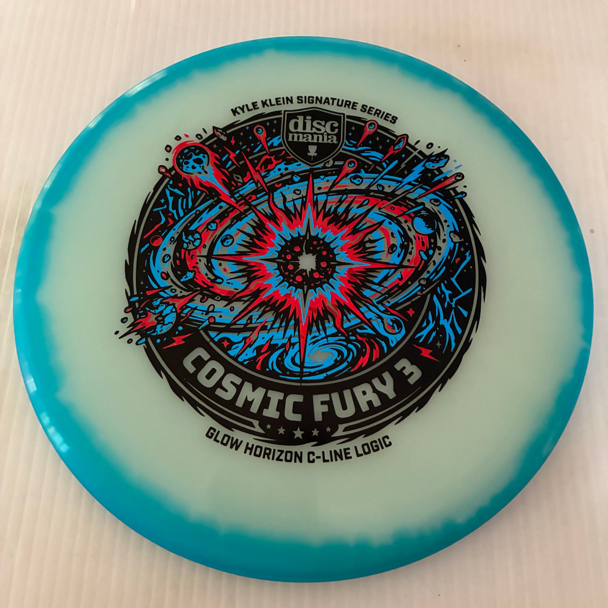 Discmania 2026 Kyle Klein Signature Series Cosmic Fury 3 Glow Horizon C-Line Logic 3/3/0/1