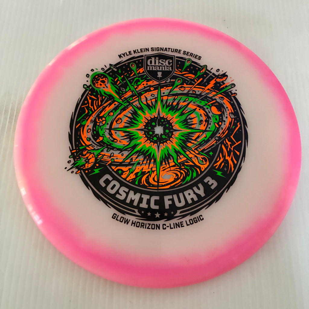 Discmania 2026 Kyle Klein Signature Series Cosmic Fury 3 Glow Horizon C-Line Logic 3/3/0/1
