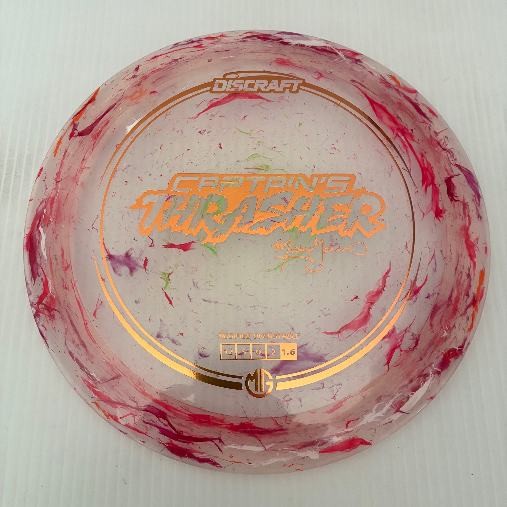 Discraft 2025 Missy Gannon Jawbreaker Z Captain's Thrasher 12/5/0/2