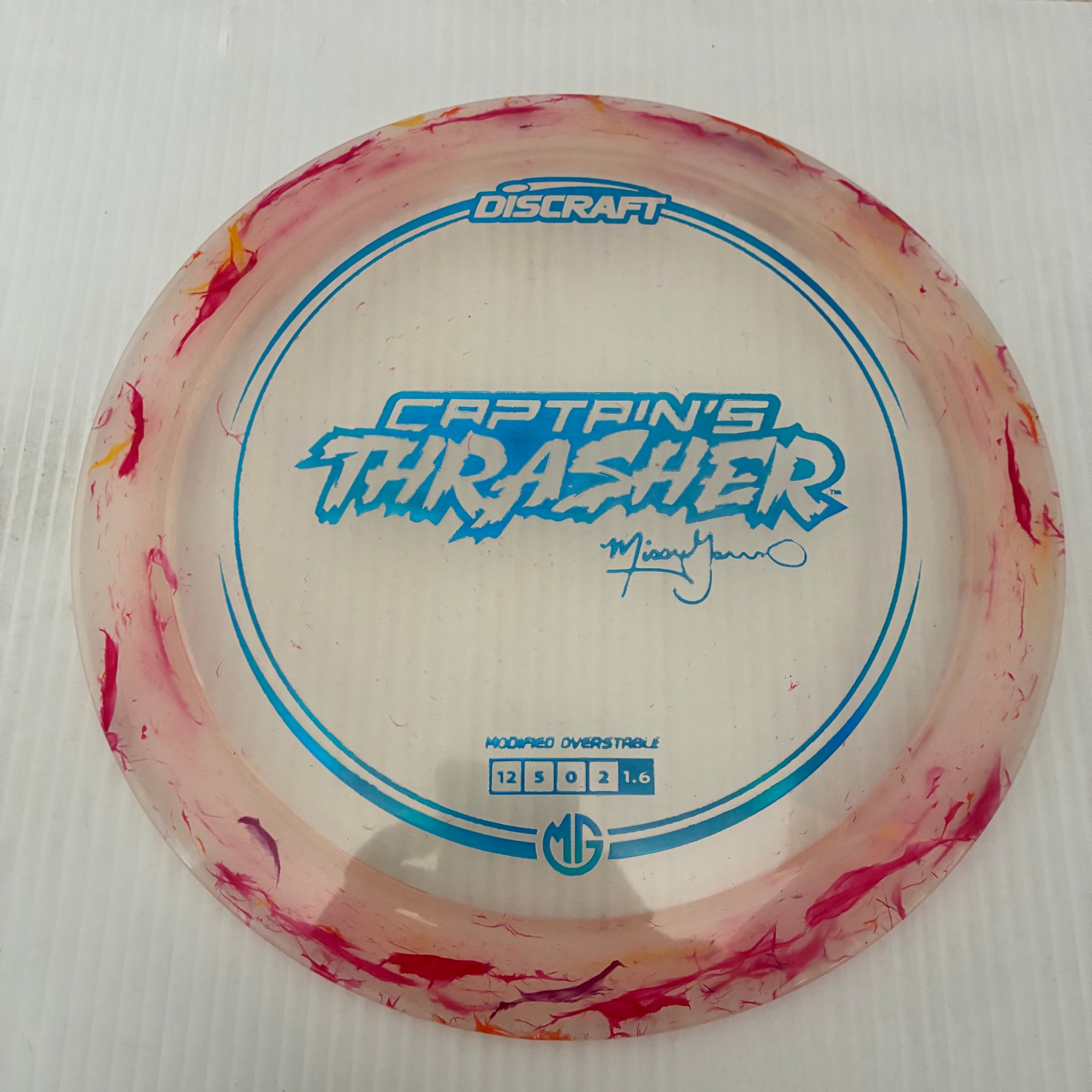 Discraft 2025 Missy Gannon Jawbreaker Z Captain's Thrasher 12/5/0/2