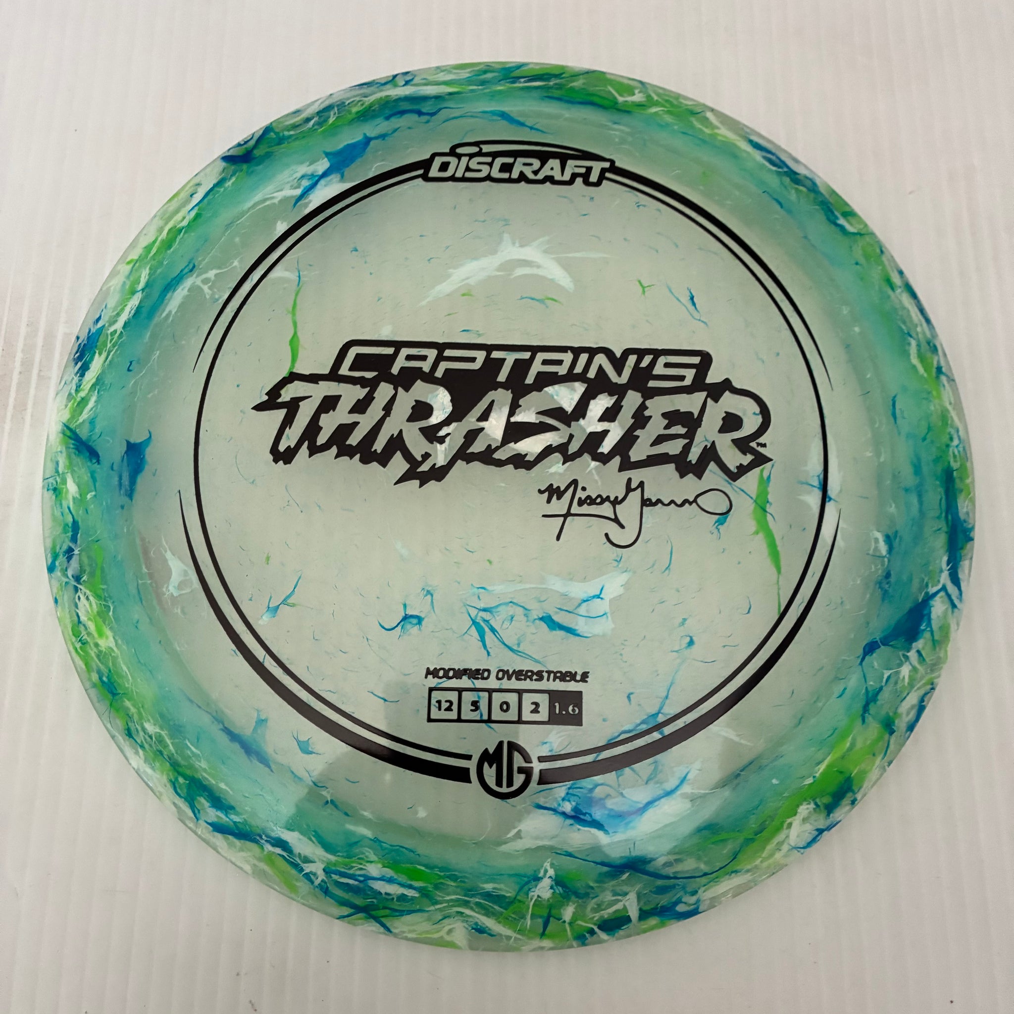 Discraft 2025 Missy Gannon Jawbreaker Z Captain's Thrasher 12/5/0/2
