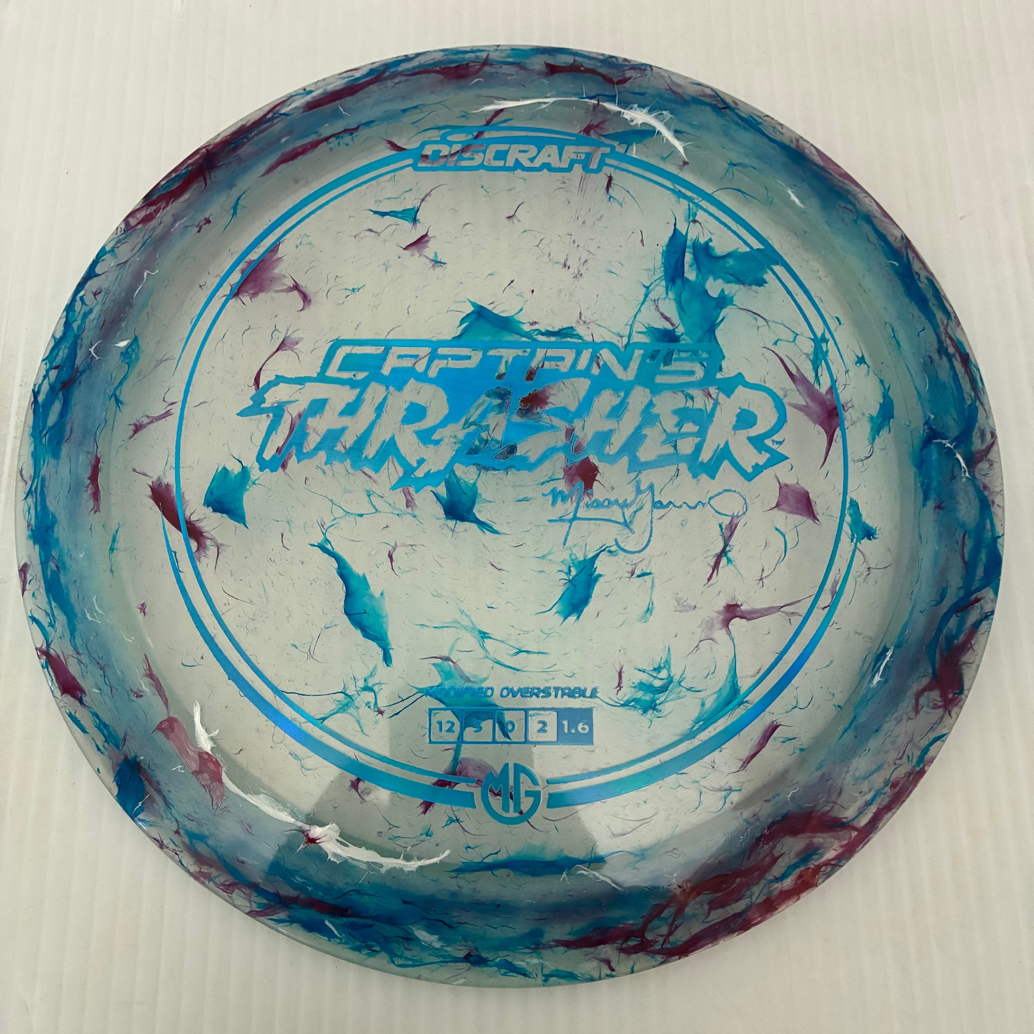 Discraft 2025 Missy Gannon Jawbreaker Z Captain's Thrasher 12/5/0/2