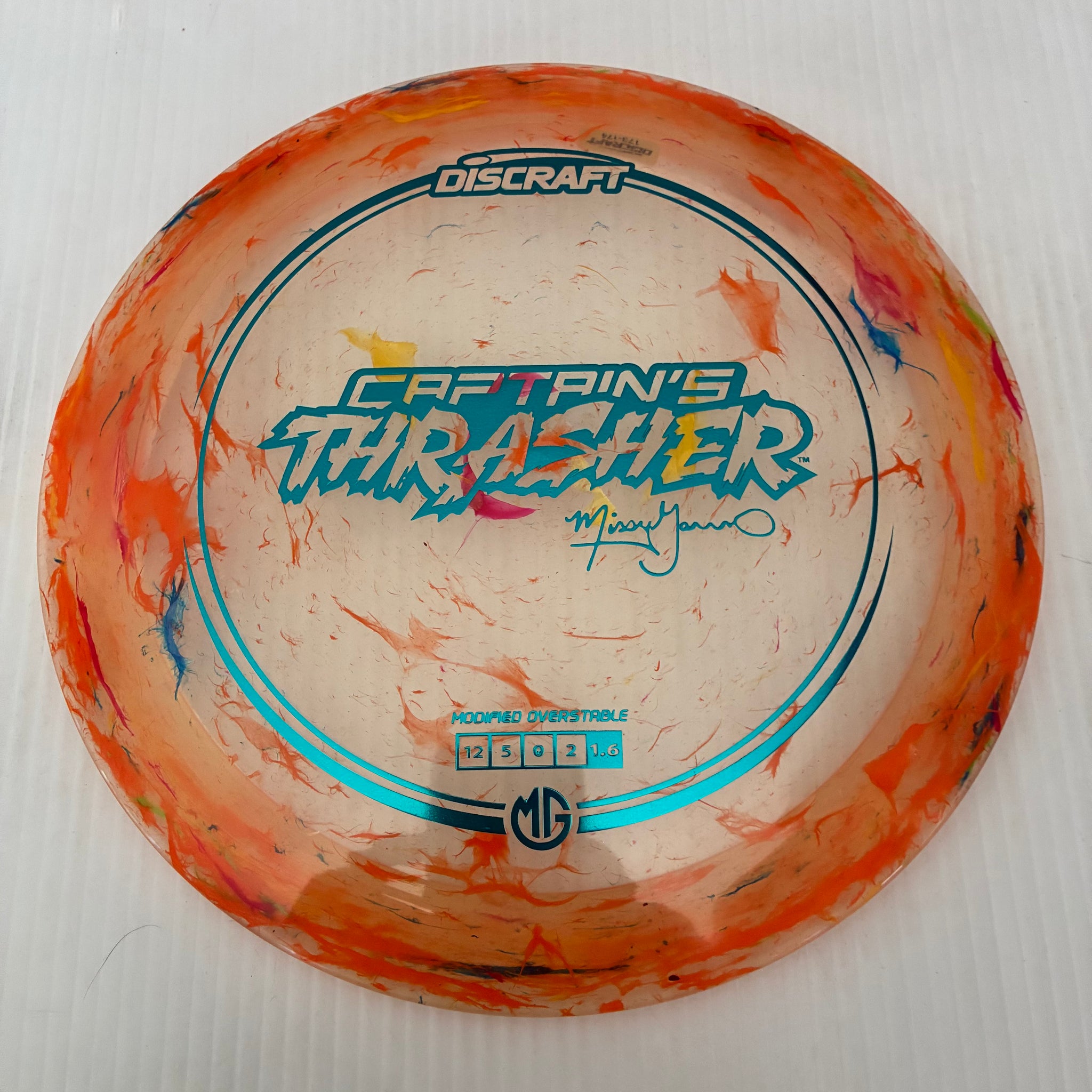 Discraft 2025 Missy Gannon Jawbreaker Z Captain's Thrasher 12/5/0/2