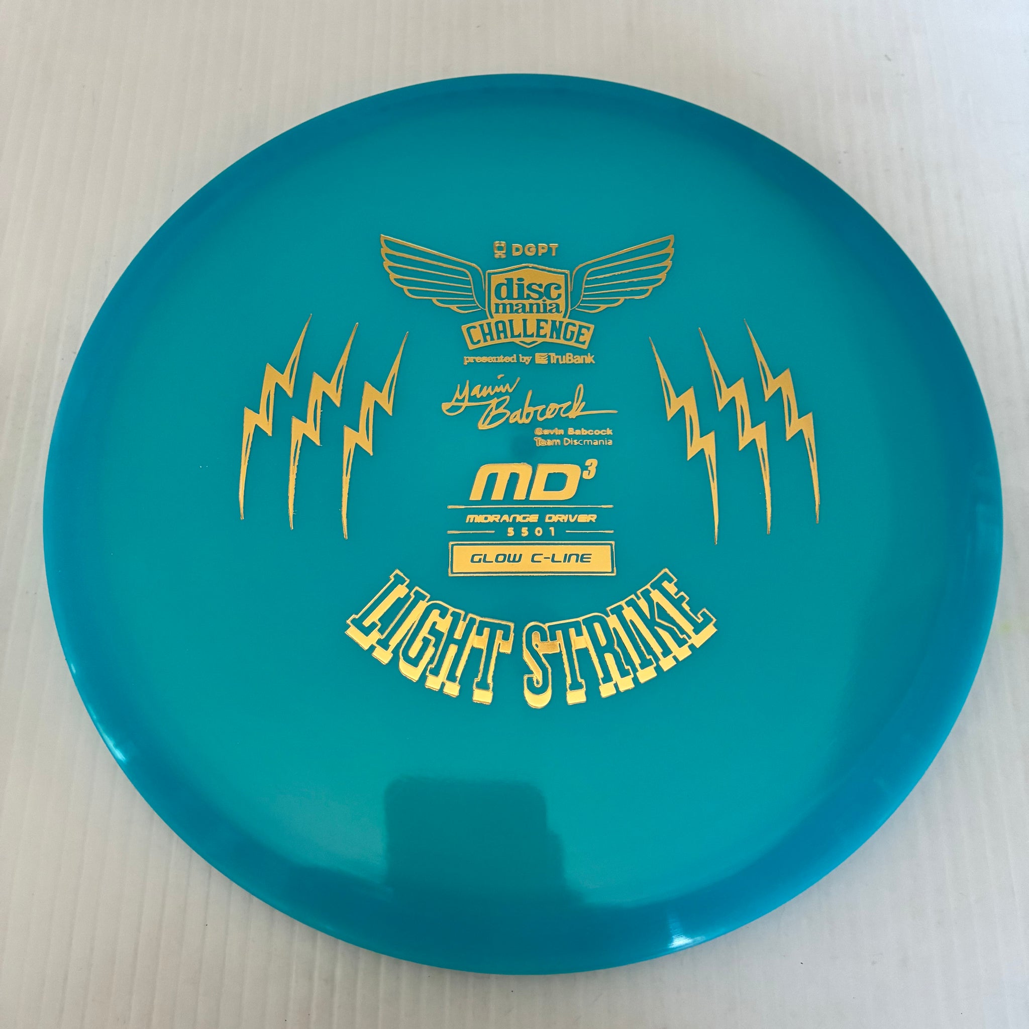 Discmania Challenge Gavin Babcock Light Strike Glow C-Line MD3 5/5/0/1