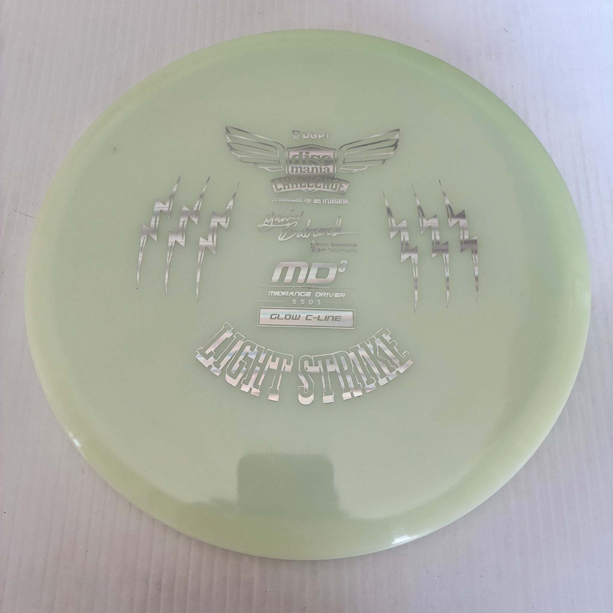 Discmania Challenge Gavin Babcock Light Strike Glow C-Line MD3 5/5/0/1