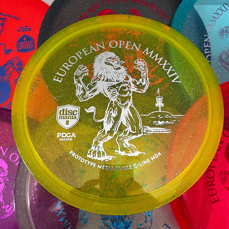 Discmania 2024 European Open Prototype Metal Flake C-Line MD4 5/4/0/3