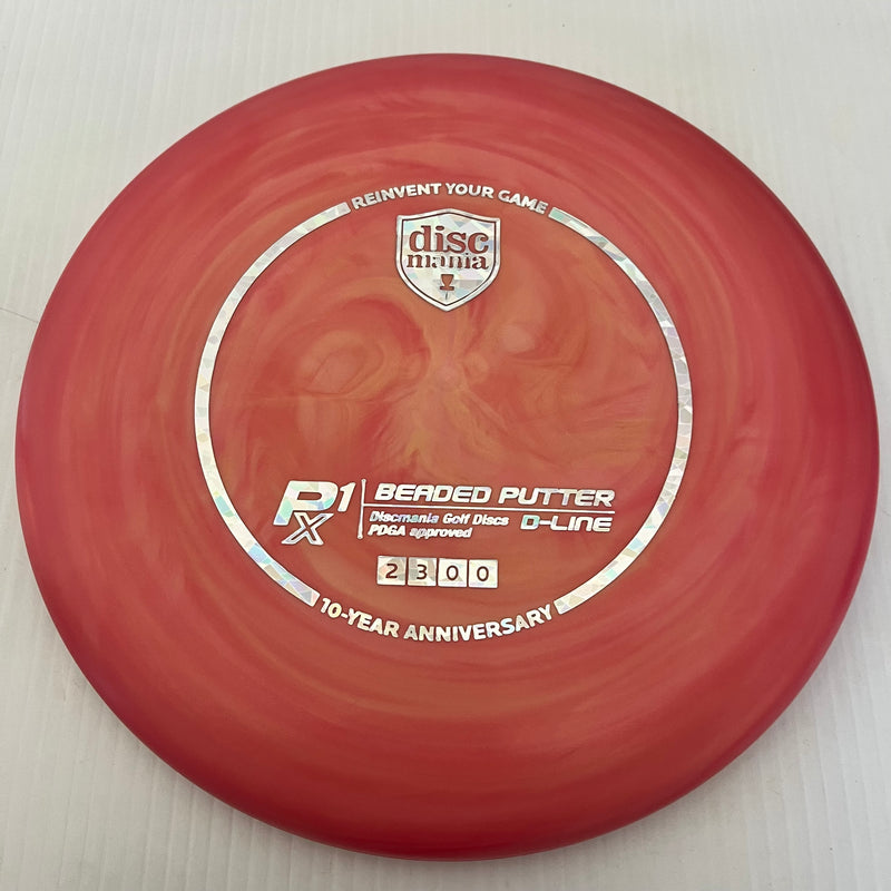 Discmania Special Edition 10th Anniversary Flex 2 Swirl D-Line P1x 2/3/0/0