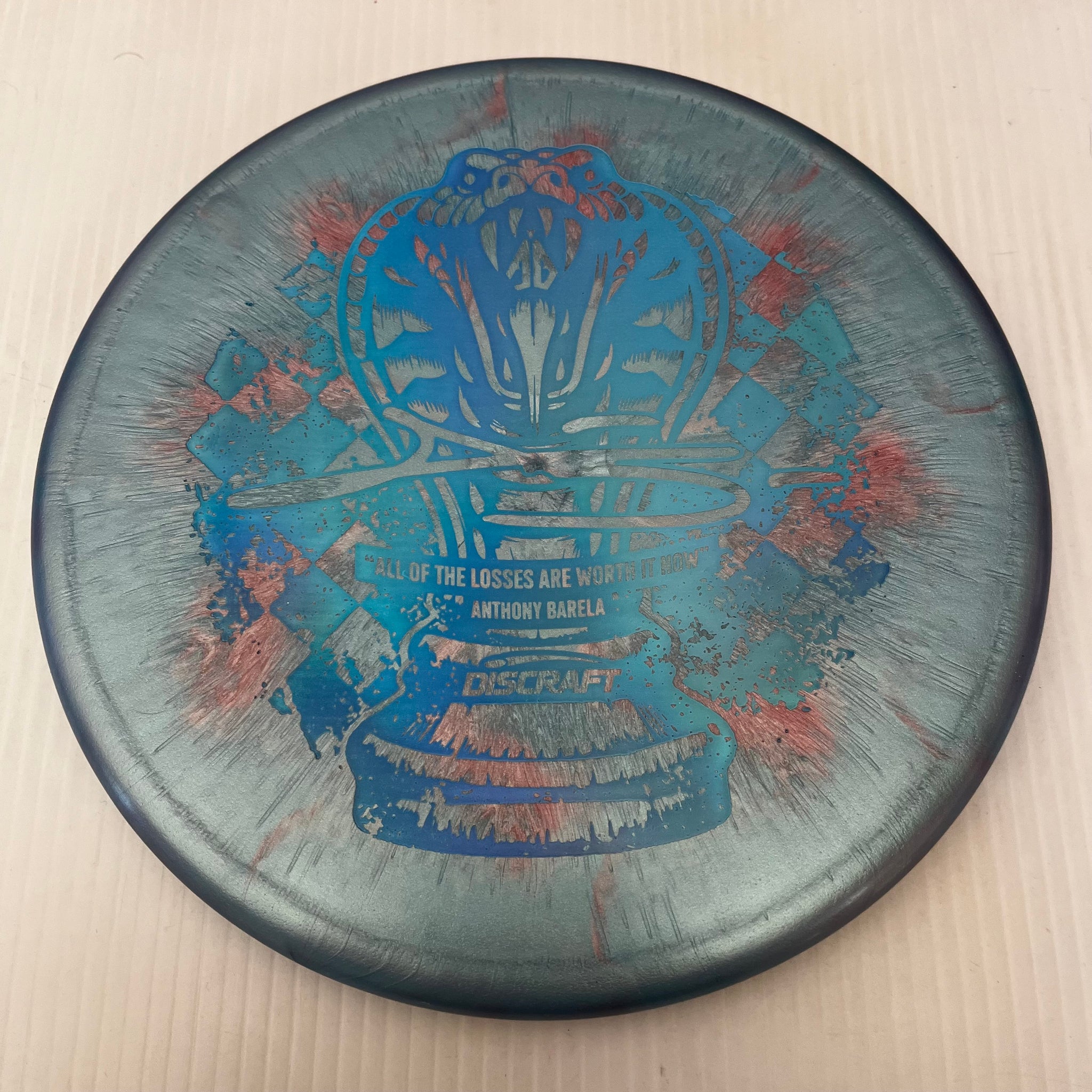 Discraft 2024 Anthony Barela Chess.com Champion Colorshift Ti Titanium Zone 4/3/0/3