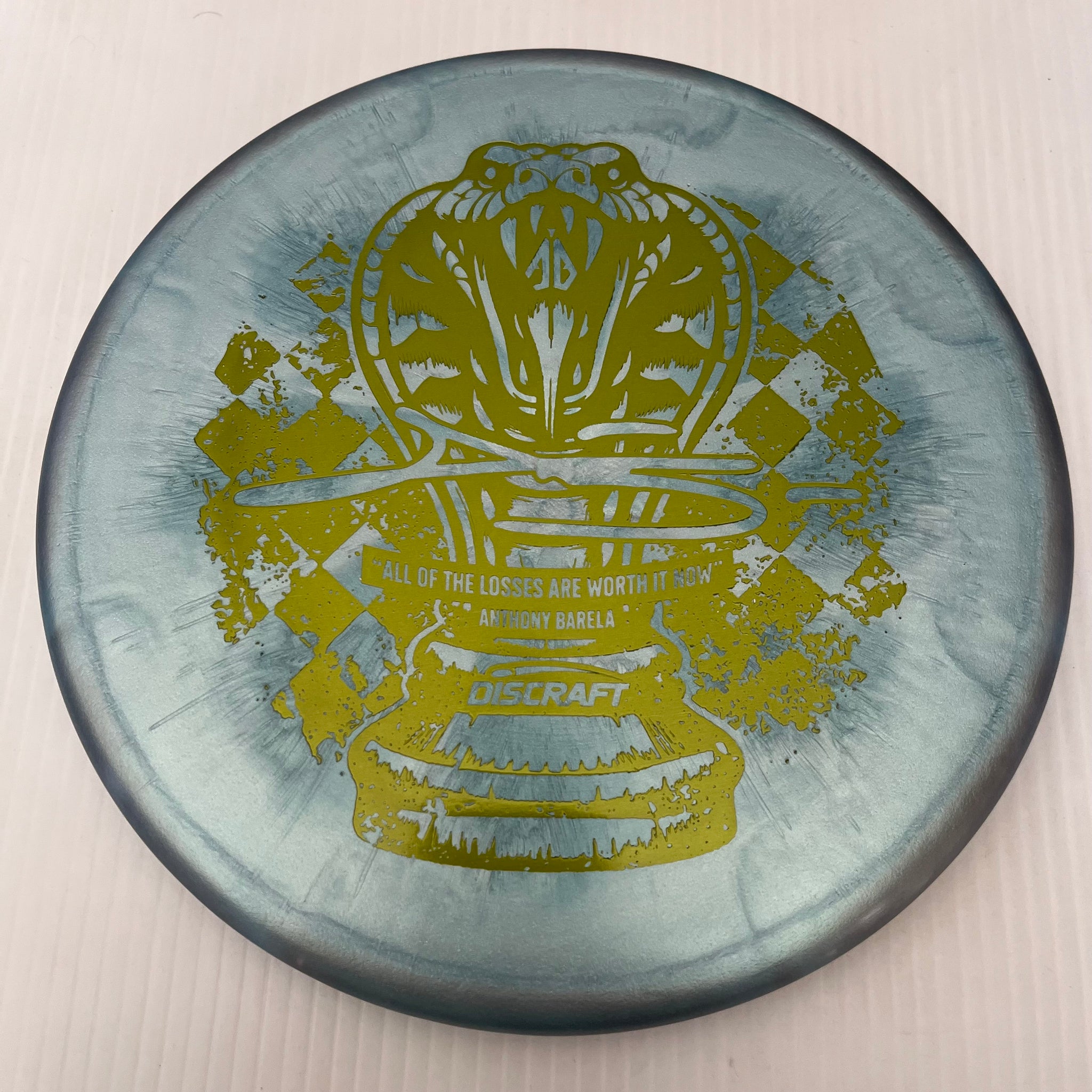 Discraft 2024 Anthony Barela Chess.com Champion Colorshift Ti Titanium Zone 4/3/0/3