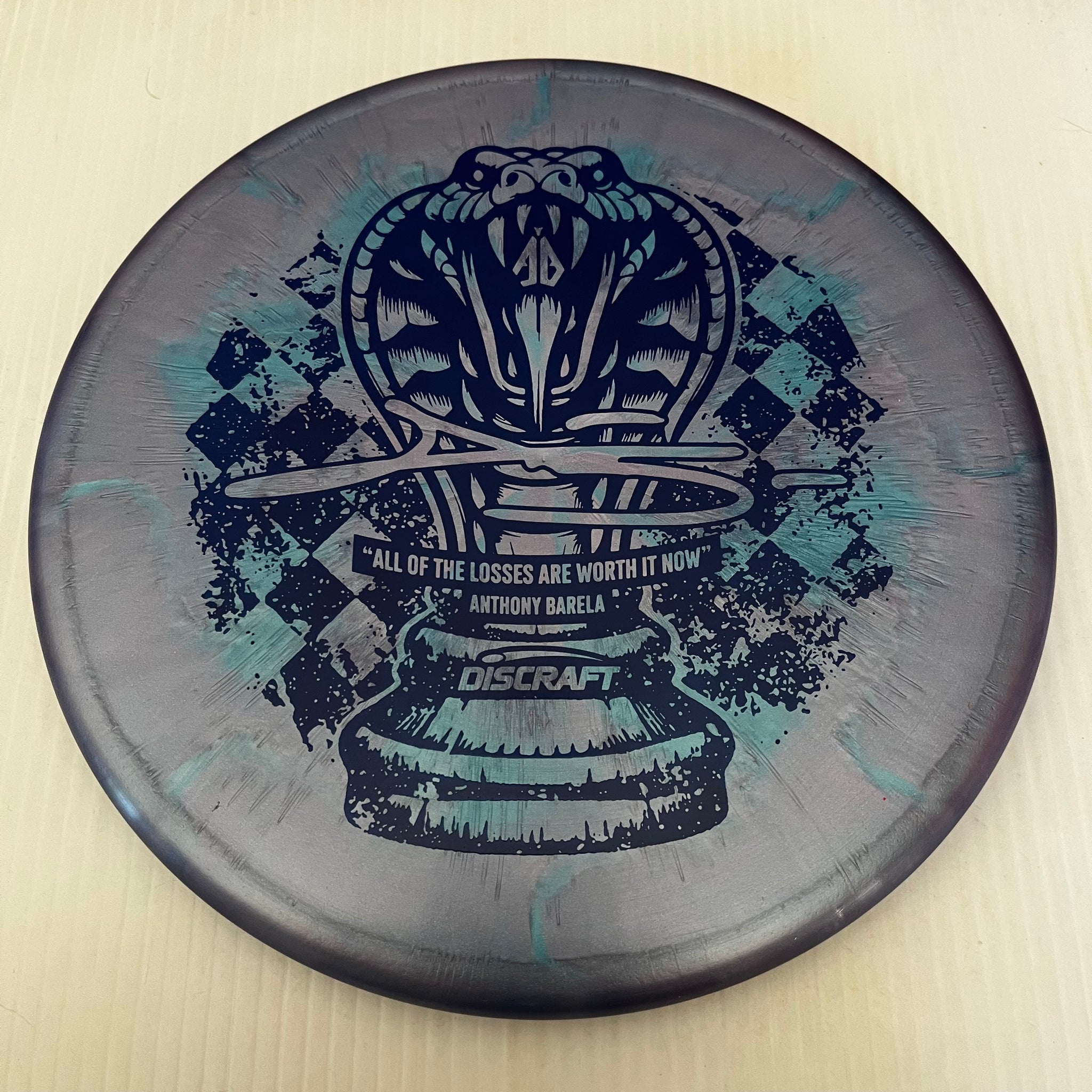 Discraft 2024 Anthony Barela Chess.com Champion Colorshift Ti Titanium Zone 4/3/0/3