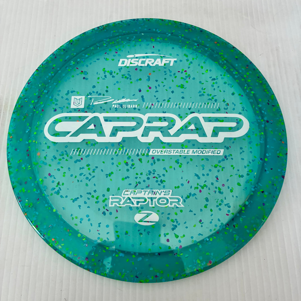 Discraft 2026 Paul Ulibarri Tour Series Z Confetti Captain's Raptor 9/3/1/4
