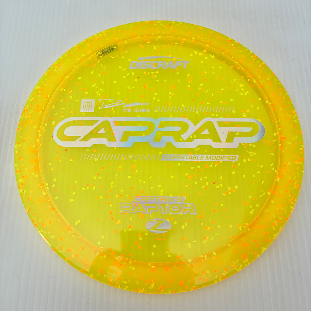 Discraft 2026 Paul Ulibarri Tour Series Z Confetti Captain's Raptor 9/3/1/4