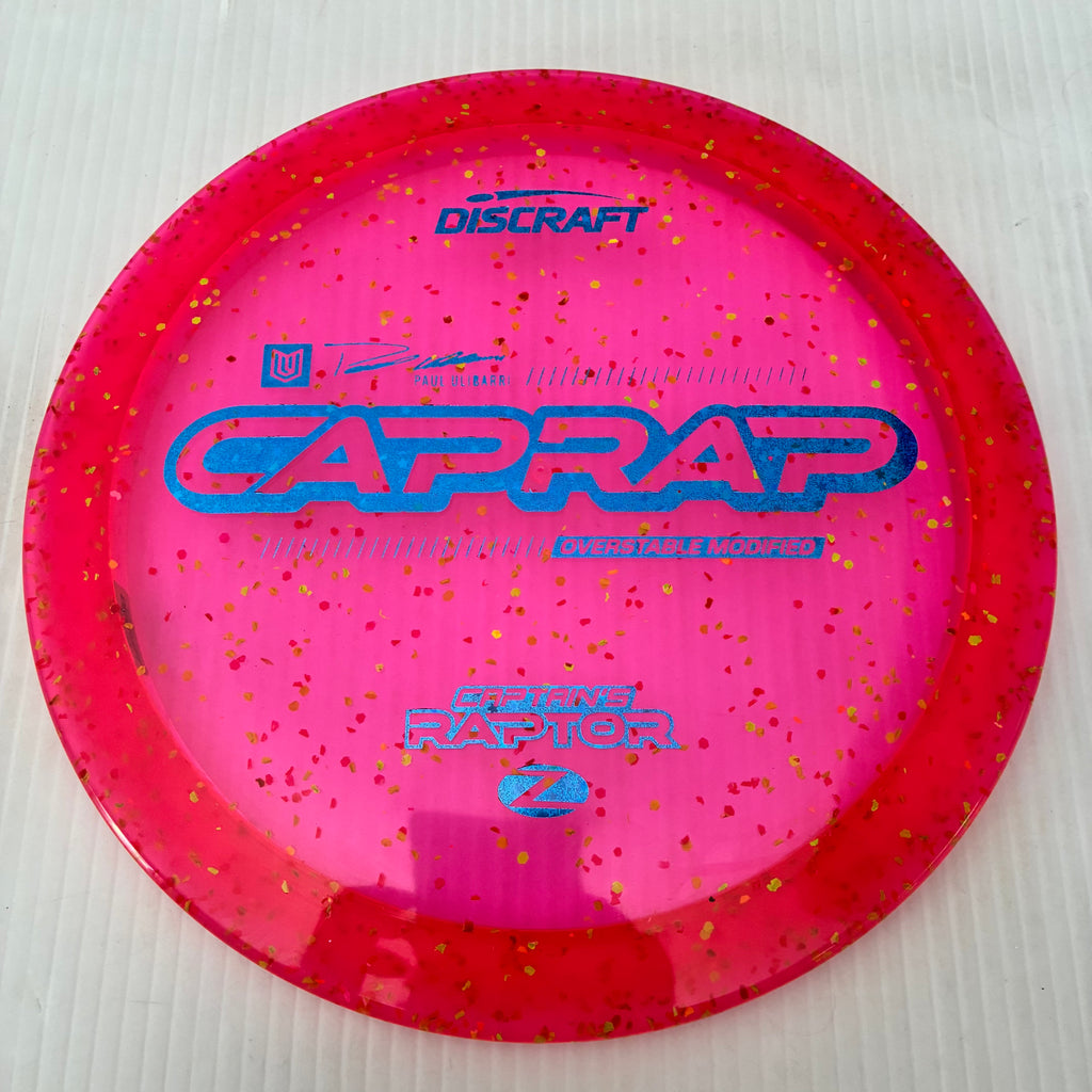 Discraft 2026 Paul Ulibarri Tour Series Z Confetti Captain's Raptor 9/3/1/4