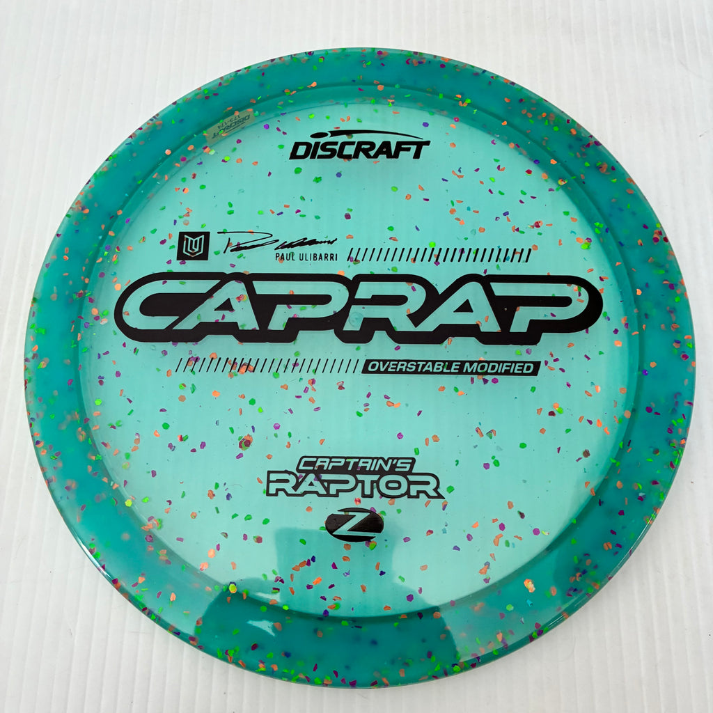 Discraft 2026 Paul Ulibarri Tour Series Z Confetti Captain's Raptor 9/3/1/4