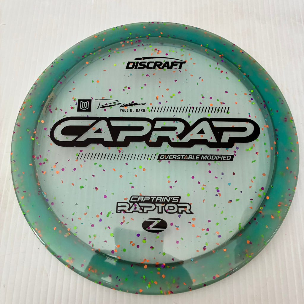 Discraft 2026 Paul Ulibarri Tour Series Z Confetti Captain's Raptor 9/3/1/4