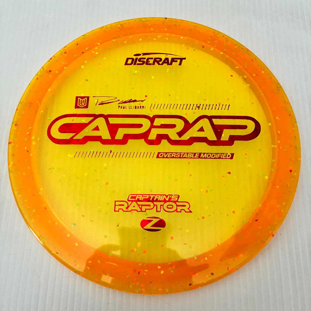 Discraft 2026 Paul Ulibarri Tour Series Z Confetti Captain's Raptor 9/3/1/4