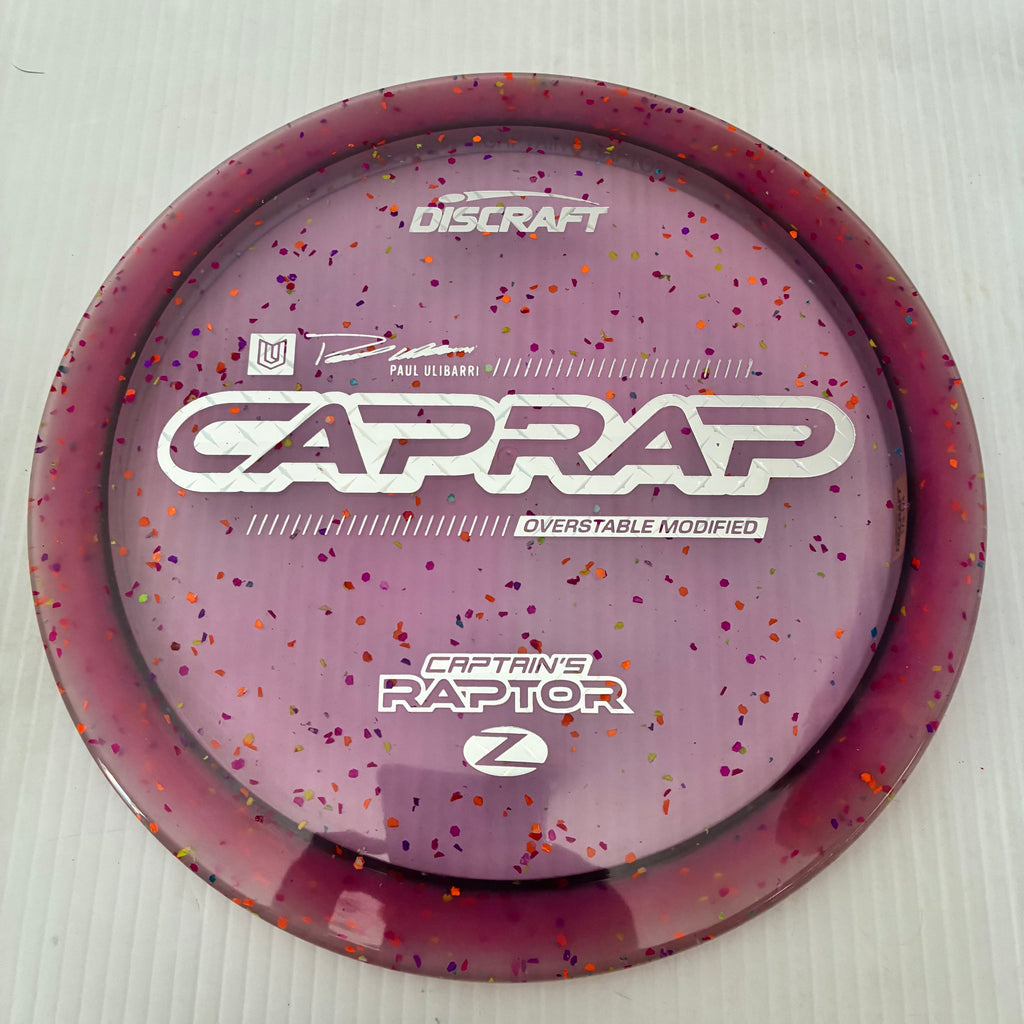 Discraft 2026 Paul Ulibarri Tour Series Z Confetti Captain's Raptor 9/3/1/4