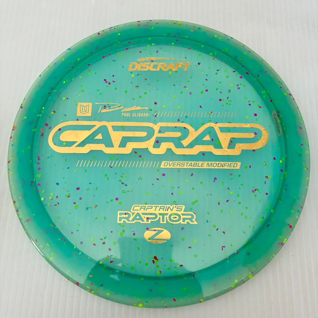Discraft 2026 Paul Ulibarri Tour Series Z Confetti Captain's Raptor 9/3/1/4
