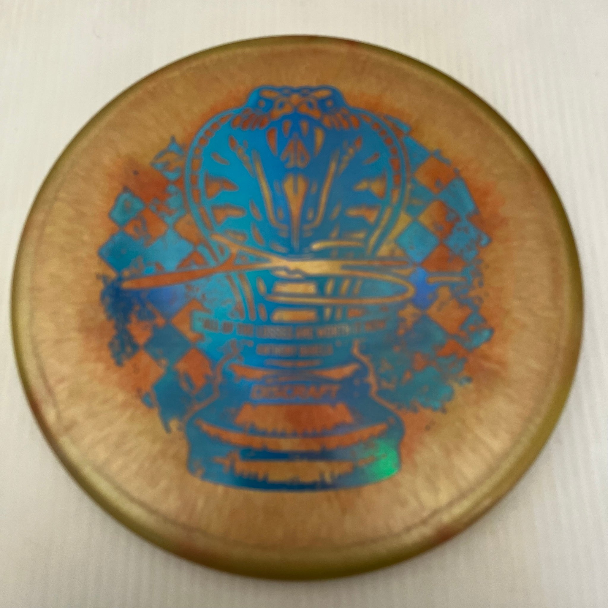 Discraft 2024 Anthony Barela Chess.com Champion Colorshift Ti Titanium Zone 4/3/0/3