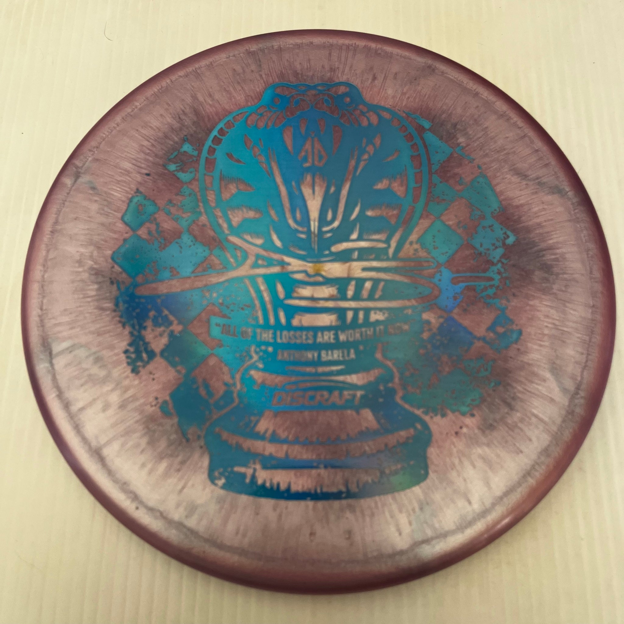 Discraft 2024 Anthony Barela Chess.com Champion Colorshift Ti Titanium Zone 4/3/0/3