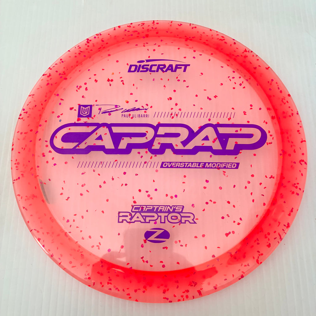 Discraft 2026 Paul Ulibarri Tour Series Z Confetti Captain's Raptor 9/3/1/4