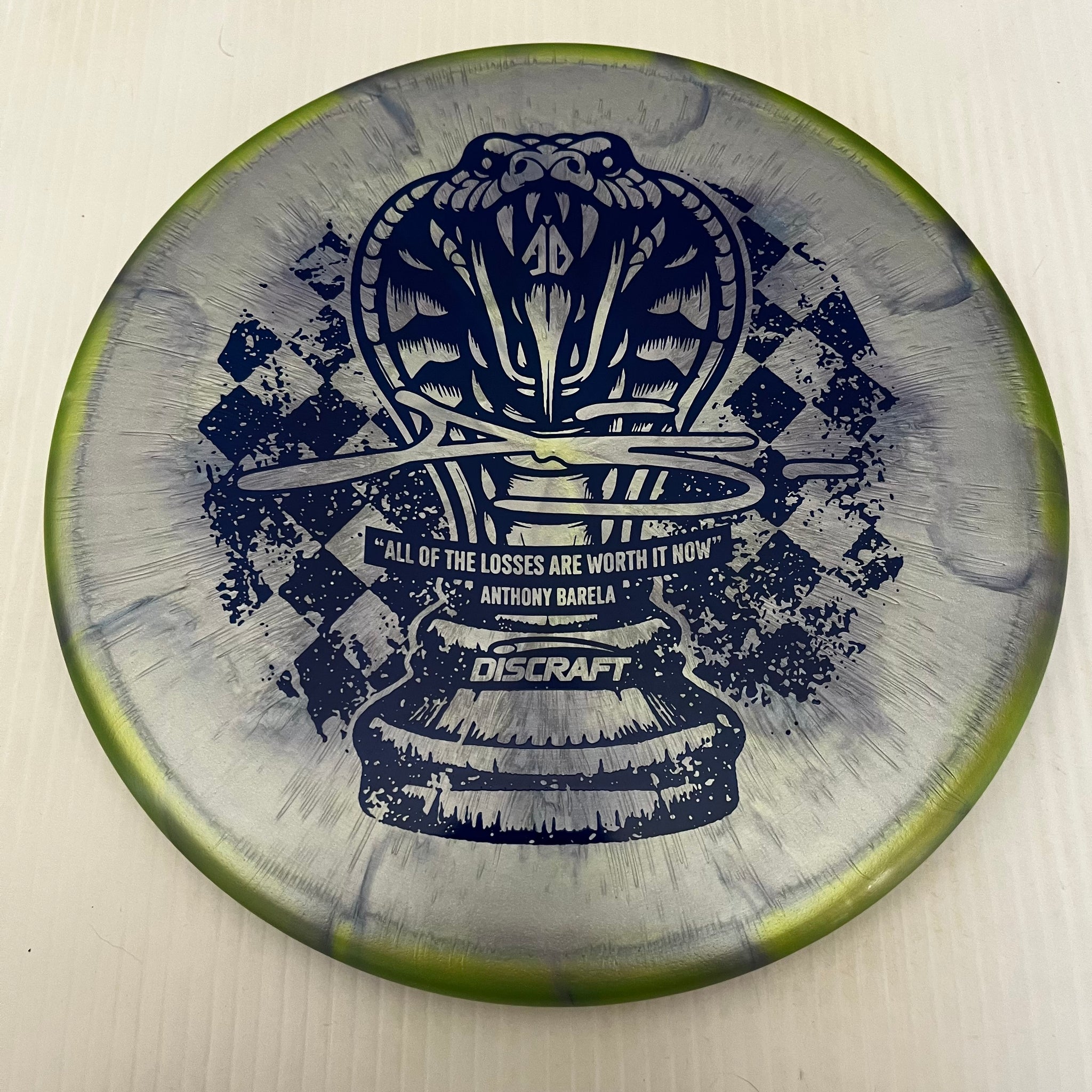 Discraft 2024 Anthony Barela Chess.com Champion Colorshift Ti Titanium Zone 4/3/0/3