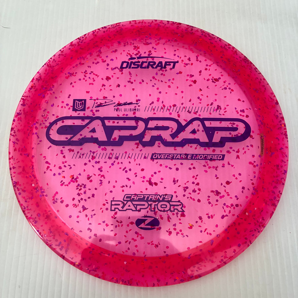 Discraft 2026 Paul Ulibarri Tour Series Z Confetti Captain's Raptor 9/3/1/4