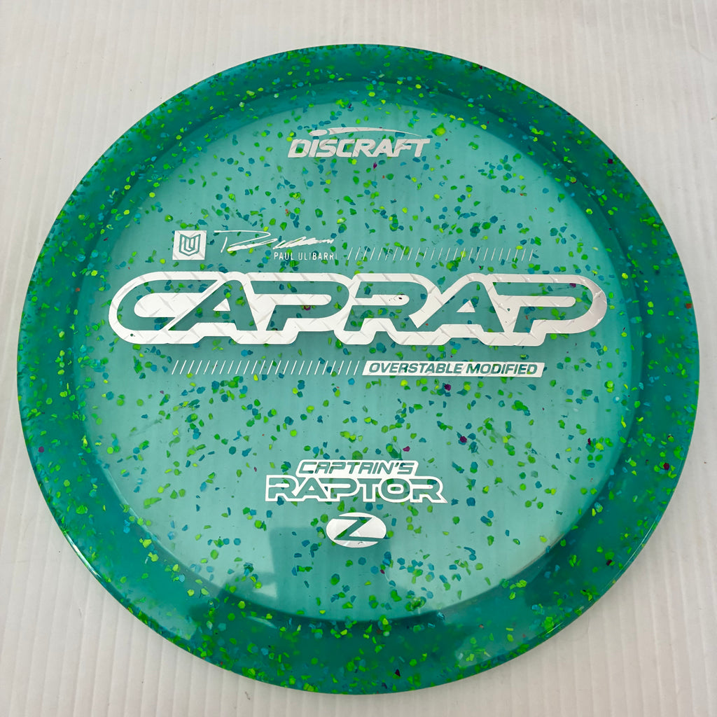 Discraft 2026 Paul Ulibarri Tour Series Z Confetti Captain's Raptor 9/3/1/4