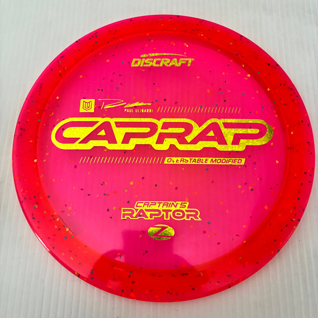 Discraft 2026 Paul Ulibarri Tour Series Z Confetti Captain's Raptor 9/3/1/4
