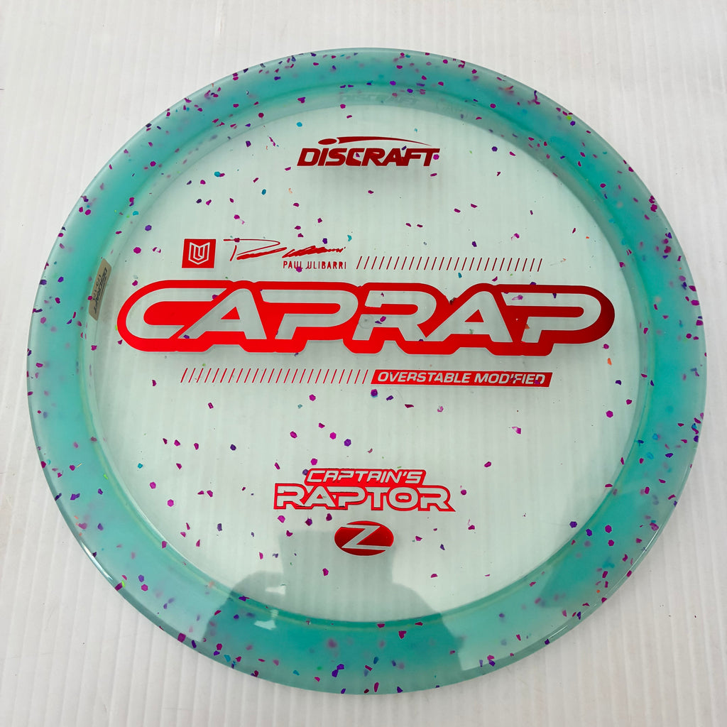 Discraft 2026 Paul Ulibarri Tour Series Z Confetti Captain's Raptor 9/3/1/4