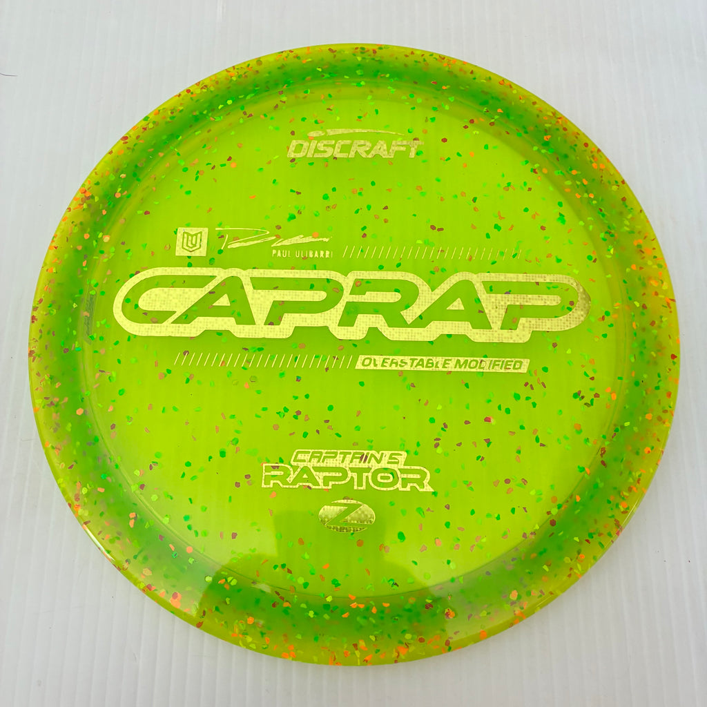 Discraft 2026 Paul Ulibarri Tour Series Z Confetti Captain's Raptor 9/3/1/4