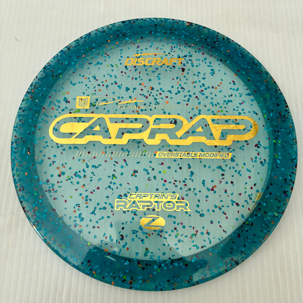 Discraft 2026 Paul Ulibarri Tour Series Z Confetti Captain's Raptor 9/3/1/4