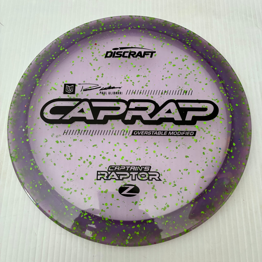 Discraft 2026 Paul Ulibarri Tour Series Z Confetti Captain's Raptor 9/3/1/4