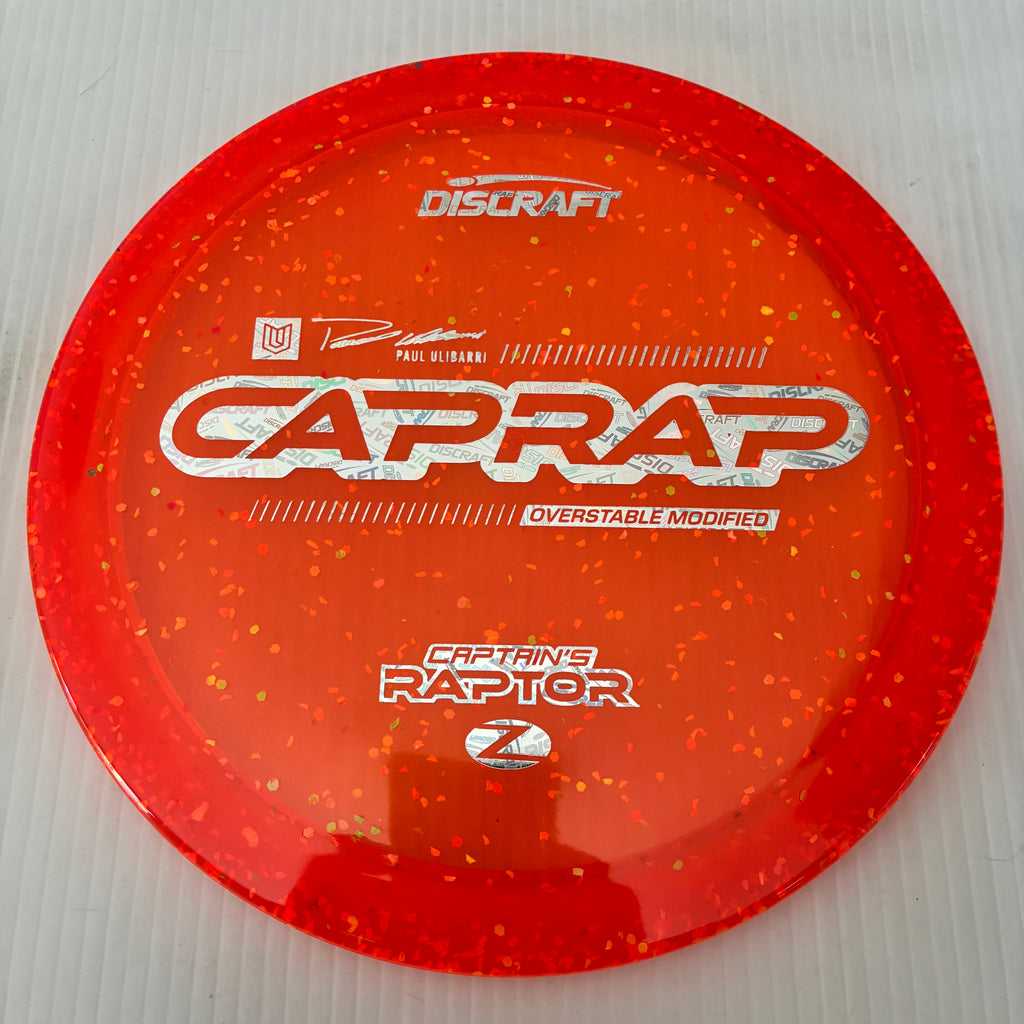 Discraft 2026 Paul Ulibarri Tour Series Z Confetti Captain's Raptor 9/3/1/4