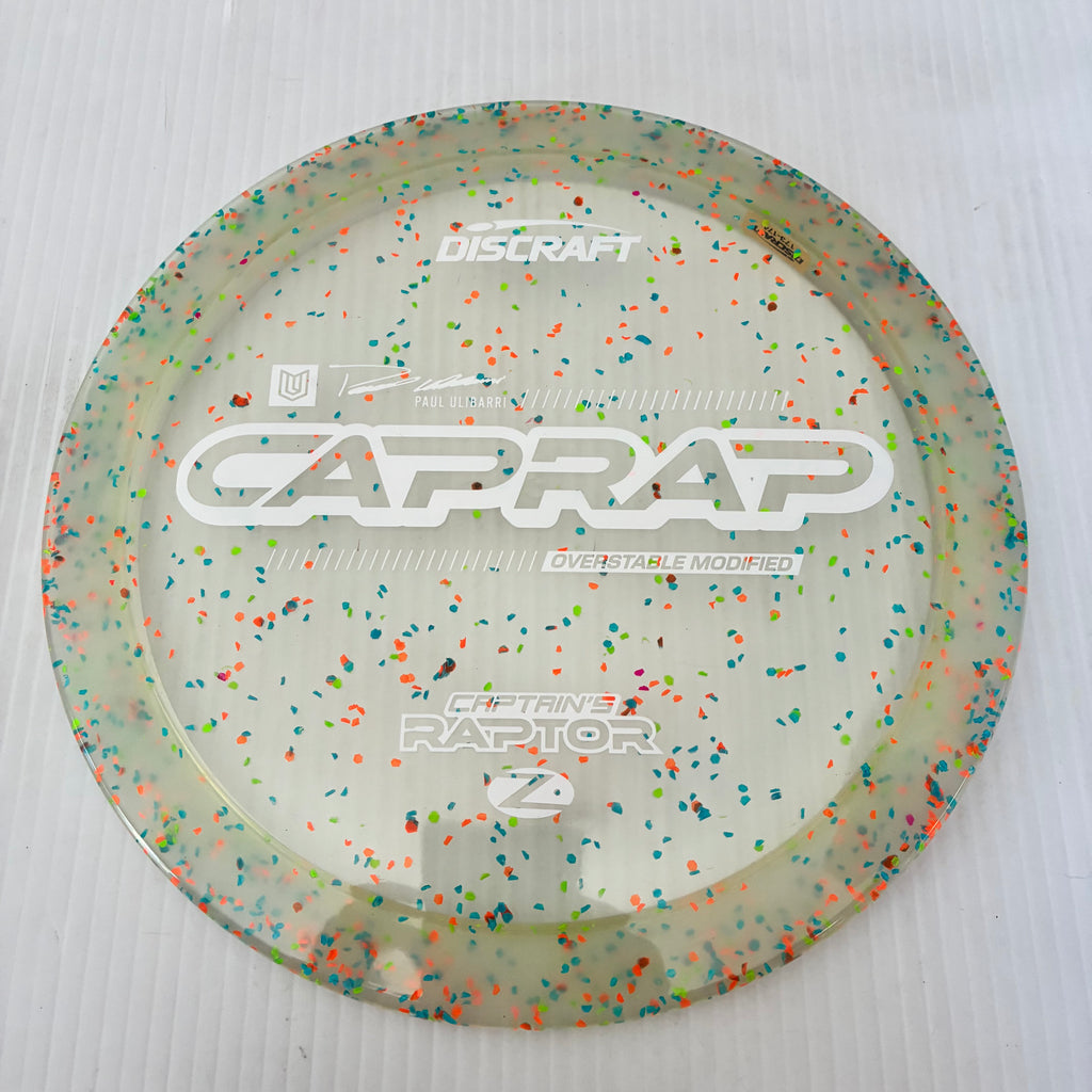 Discraft 2026 Paul Ulibarri Tour Series Z Confetti Captain's Raptor 9/3/1/4
